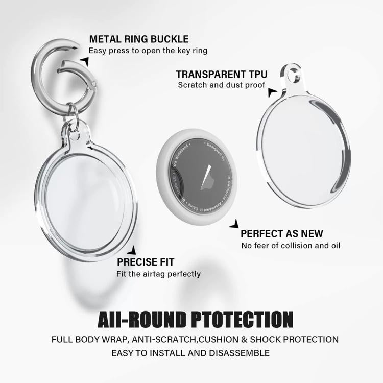 Ốp bảo vệ TPU chống nước toàn diện xDfind, dành cho AirTag thế hệ 2 / AirTag thế hệ 1