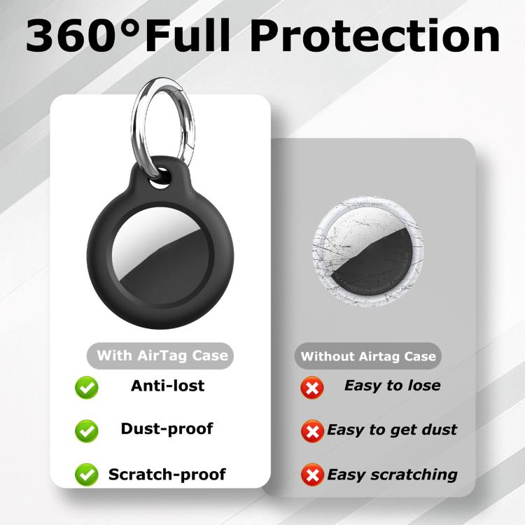 Ốp bảo vệ PC khóa lò xo xDfind, dành cho AirTag thế hệ 2 / AirTag thế hệ 1