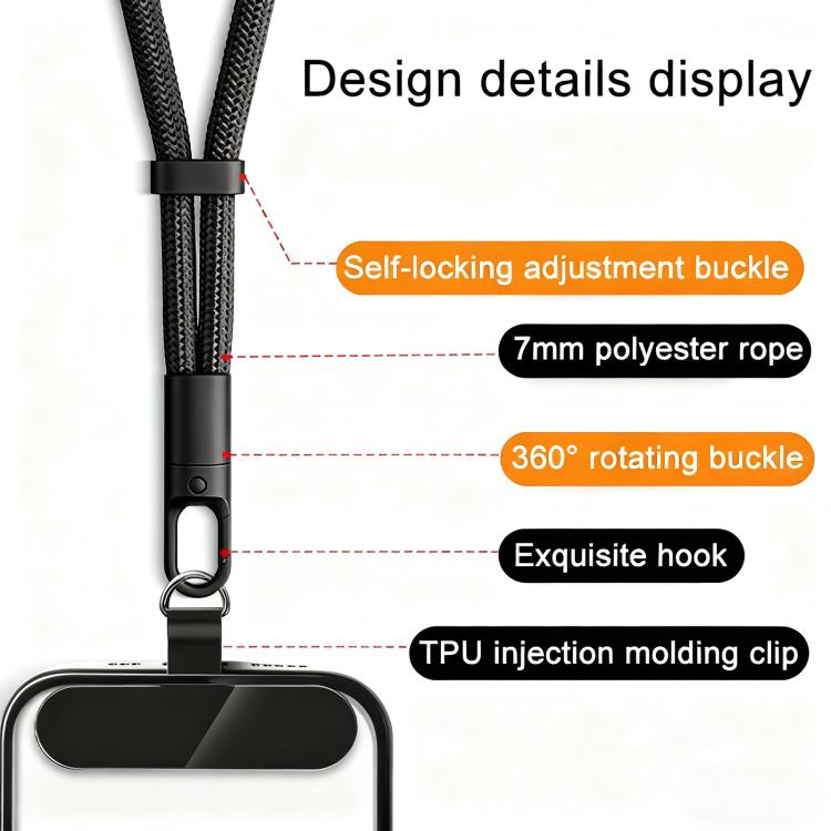 XDcase Dây đeo cổ tay điện thoại di động điều chỉnh có đệm