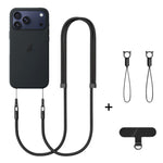 XDcase Dây đeo chéo điều chỉnh có khóa đôi cho điện thoại di động