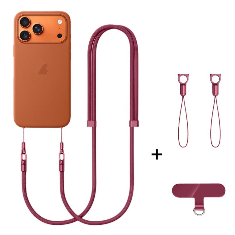 XDcase Dây đeo chéo điều chỉnh có khóa đôi cho điện thoại di động