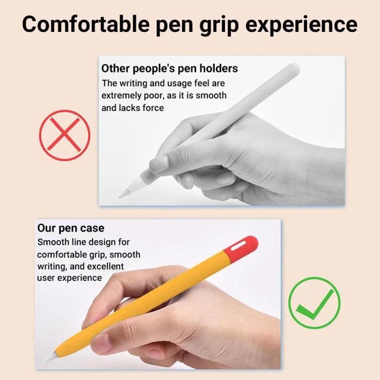 Ốp bút stylus silicone màu tương phản XDcase, dành cho Apple Pencil Pro / 2, Apple Pencil Pro / 2 / 1, Apple Pencil USB-C / 3