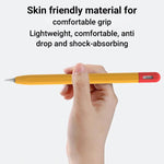 Ốp bút stylus silicone màu tương phản XDcase, dành cho Apple Pencil Pro / 2, Apple Pencil Pro / 2 / 1, Apple Pencil USB-C / 3