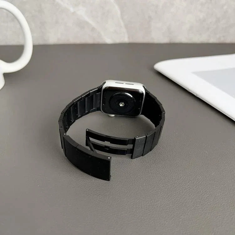 Single Bead Quick Release Stainless Steel Watch Band, For Apple Watch 46mm / 49mm / 45mm / 44mm, For Apple Watch 42mm / 41mm / 40mm / 38mm