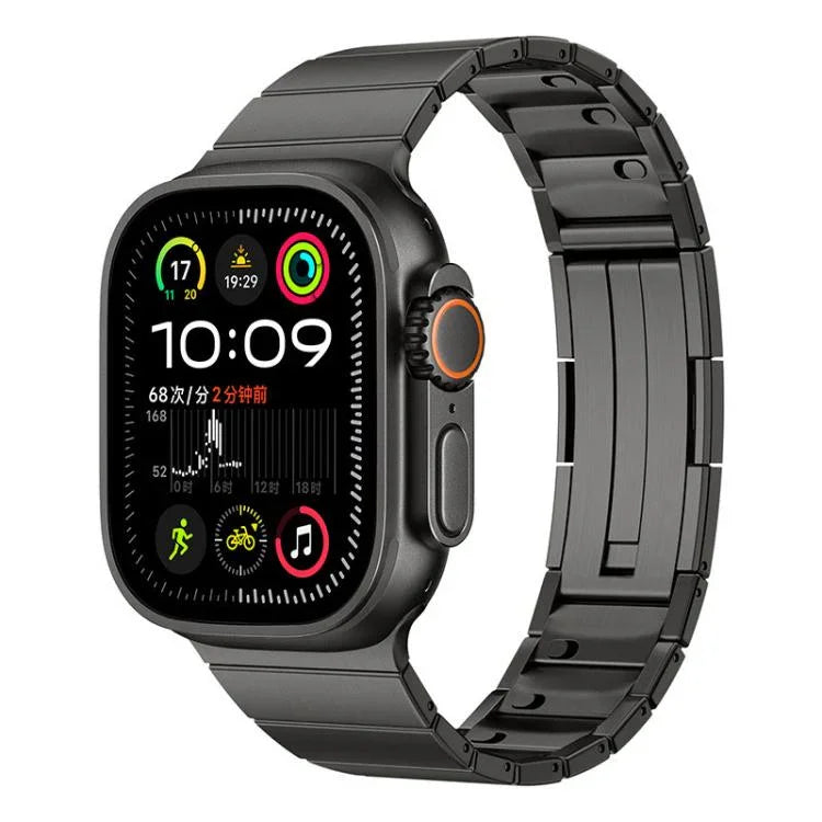 Single Bead Quick Release Stainless Steel Watch Band, For Apple Watch 46mm / 49mm / 45mm / 44mm, For Apple Watch 42mm / 41mm / 40mm / 38mm