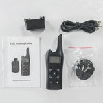 Remote Control Electric Shock Vibration Warning Pet Barking Stopper Waterproof Electronic Collar, 1 Drag 1, 1 Drag 2, 1 Drag 3