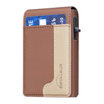 BFK28 Colorblock MagSafe Magnetic Leather Card Bag