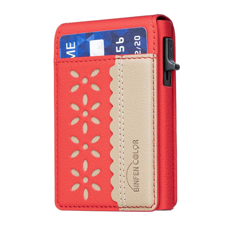Túi đựng thẻ da nam châm MagSafe phối màu hoa BFK30