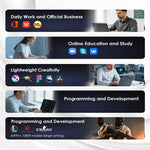 GXMO T160 Laptop 16 inch Windows 11, 16GB+512GB, Bộ xử lý AMD Ryzen 5 7430U Hexa Core, Phích cắm EU, Phích cắm US, Phích cắm UK, Phích cắm AU