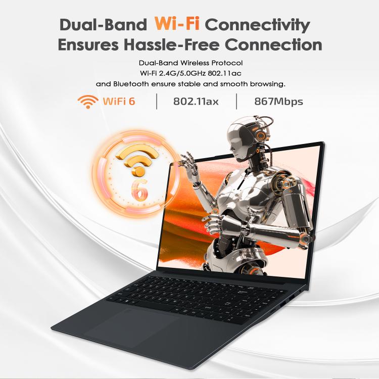 GXMO T160 Laptop 16 inch Windows 11, 16GB+512GB, Bộ xử lý AMD Ryzen 5 7430U Hexa Core, Phích cắm EU, Phích cắm US, Phích cắm UK, Phích cắm AU