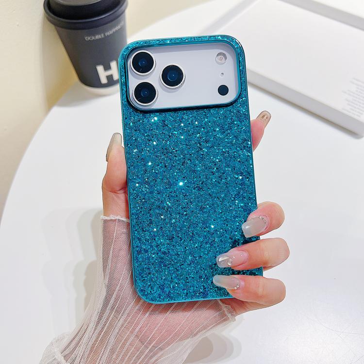 Ốp lưng điện thoại TPU chống sốc bột kim tuyến, dành cho iPhone 17 Pro Max, iPhone 17 Pro, iPhone 17, iPhone Air