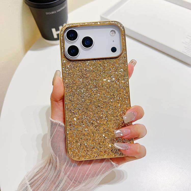 Ốp lưng điện thoại TPU chống sốc bột kim tuyến, dành cho iPhone 17 Pro Max, iPhone 17 Pro, iPhone 17, iPhone Air