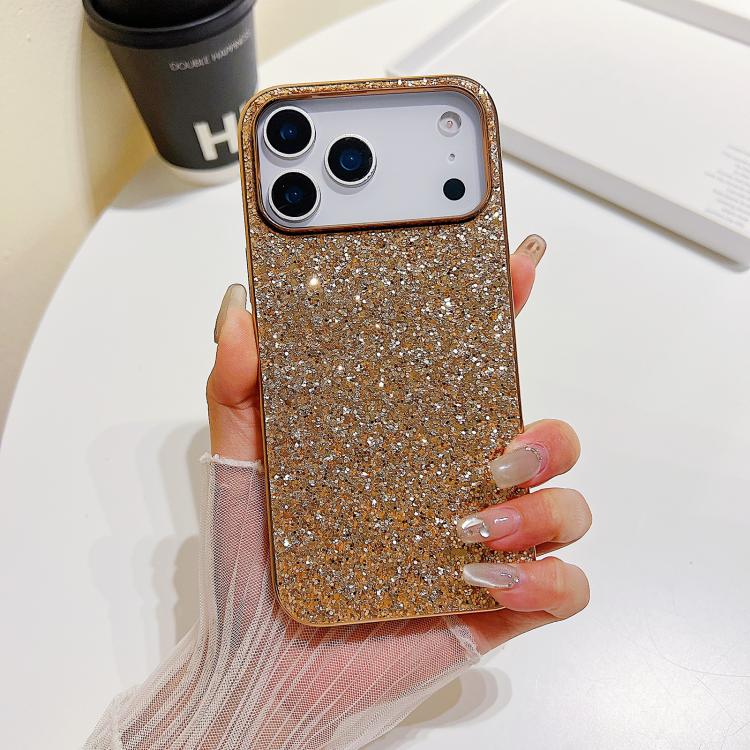 Ốp lưng điện thoại TPU chống sốc bột kim tuyến, dành cho iPhone 17 Pro Max, iPhone 17 Pro, iPhone 17, iPhone Air