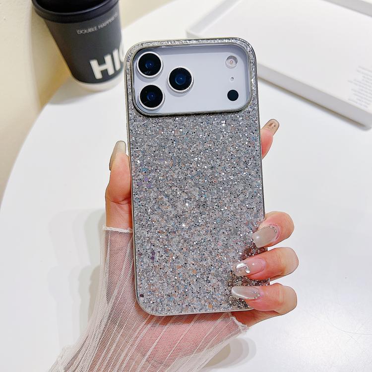 Ốp lưng điện thoại TPU chống sốc bột kim tuyến, dành cho iPhone 17 Pro Max, iPhone 17 Pro, iPhone 17, iPhone Air
