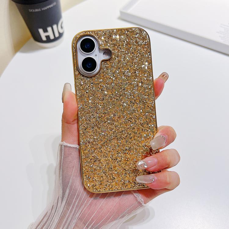 Ốp lưng điện thoại TPU chống sốc bột kim tuyến, dành cho iPhone 17 Pro Max, iPhone 17 Pro, iPhone 17, iPhone Air
