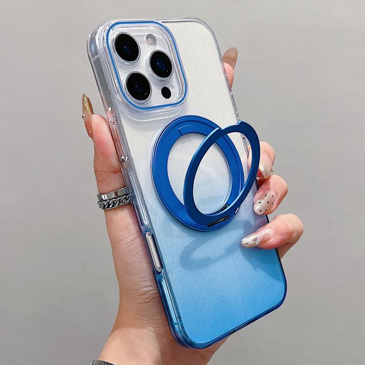 Ốp lưng điện thoại MagSafe có giá đỡ xoay 360 độ trong suốt chuyển màu, dành cho iPhone 17 Pro Max, iPhone 17 Pro, iPhone 17, iPhone Air, iPhone 16 Pro Max, iPhone 16 Pro, iPhone 16 Plus, iPhone 16