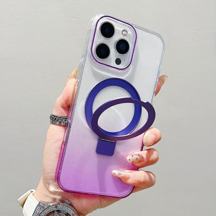 Ốp lưng điện thoại MagSafe có vòng kim loại trong suốt chuyển màu, dành cho iPhone 17 Pro Max, iPhone 17 Pro, iPhone 17, iPhone Air, iPhone 16 Pro Max, iPhone 16 Pro, iPhone 16 Plus, iPhone 16