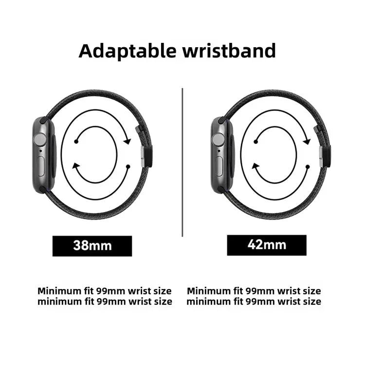 Dây đồng hồ dây cá nylon thoáng khí, Dành cho Apple Watch 46mm / 49mm / 45mm / 44mm, Dành cho Apple Watch S11 42mm / 41mm / 40mm / 38mm