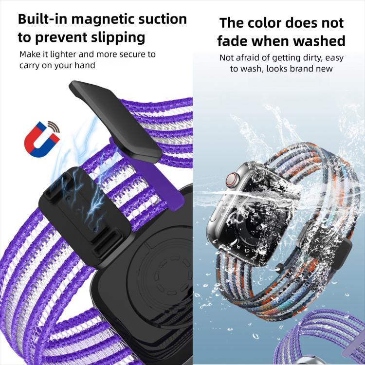 Dây đồng hồ dây cá nylon thoáng khí, Dành cho Apple Watch 46mm / 49mm / 45mm / 44mm, Dành cho Apple Watch S11 42mm / 41mm / 40mm / 38mm