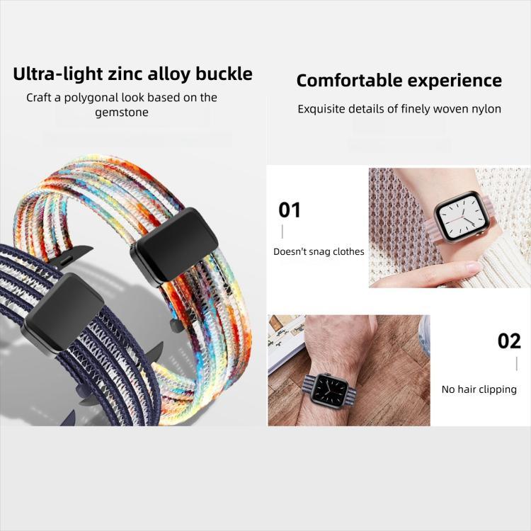 Dây đồng hồ dây cá nylon thoáng khí, Dành cho Apple Watch 46mm / 49mm / 45mm / 44mm, Dành cho Apple Watch S11 42mm / 41mm / 40mm / 38mm