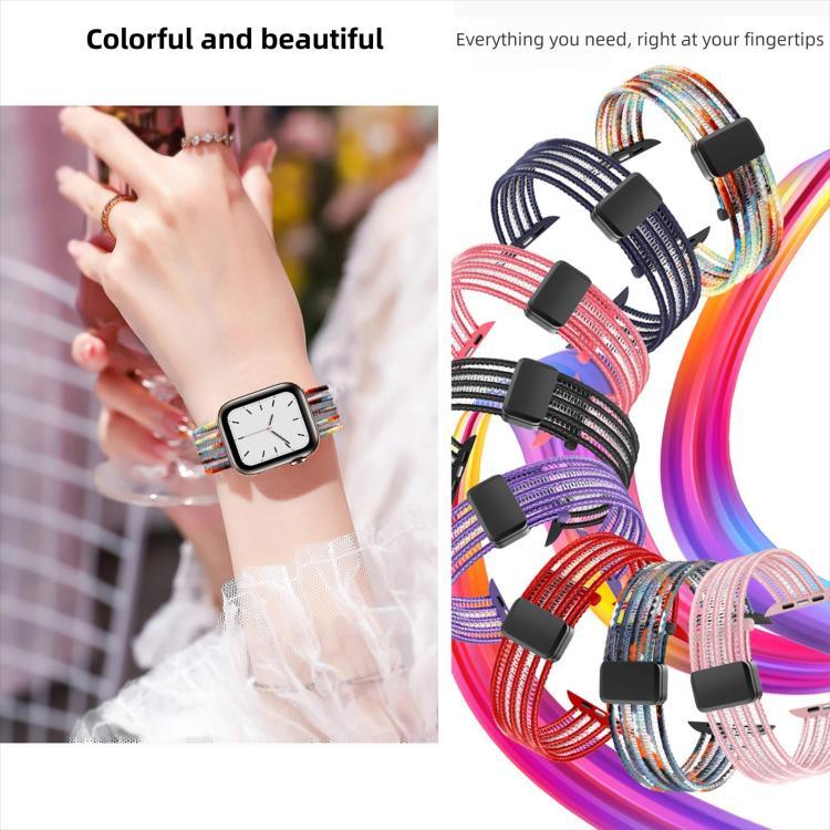Dây đồng hồ dây cá nylon thoáng khí, Dành cho Apple Watch 46mm / 49mm / 45mm / 44mm, Dành cho Apple Watch S11 42mm / 41mm / 40mm / 38mm