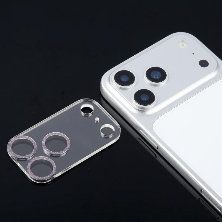 Miếng dán kính cường lực vòng kim tuyến bảo vệ ống kính camera, dành cho iPhone 17 Pro Max, iPhone 17 Pro