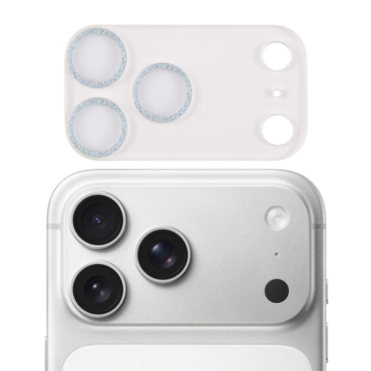Miếng dán kính cường lực vòng kim tuyến bảo vệ ống kính camera, dành cho iPhone 17 Pro Max, iPhone 17 Pro