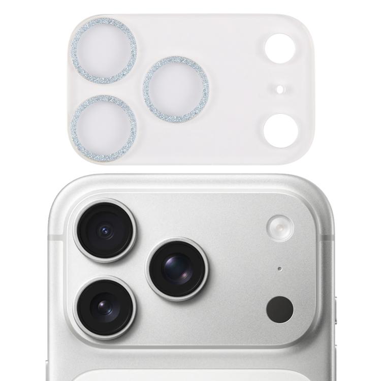 Miếng dán kính cường lực vòng kim tuyến bảo vệ ống kính camera, dành cho iPhone 17 Pro Max, iPhone 17 Pro