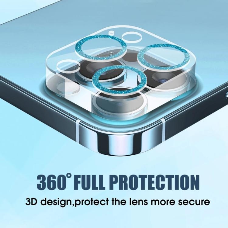 Miếng dán kính cường lực vòng kim tuyến bảo vệ ống kính camera, dành cho iPhone 17 Pro Max, iPhone 17 Pro
