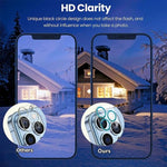 Miếng dán kính cường lực vòng kim tuyến bảo vệ ống kính camera, dành cho iPhone 17 Pro Max, iPhone 17 Pro