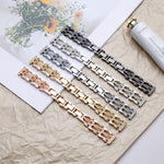 Dây đồng hồ kim loại kim cương xoáy chảy xDfind, Dành cho Apple Watch 42 / 44 / 45 / 46 / 49mm, Dành cho Apple Watch 38 / 40 / 41 / S11 42mm