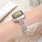 Dây đồng hồ kim loại kim cương xoáy chảy xDfind, Dành cho Apple Watch 42 / 44 / 45 / 46 / 49mm, Dành cho Apple Watch 38 / 40 / 41 / S11 42mm