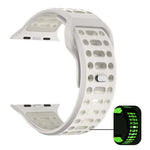 Dây đồng hồ thể thao silicone thoáng khí hai màu xDfind, Dành cho Apple Watch 46mm / 49mm / 45mm / 44mm