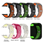 Dây đồng hồ thể thao silicone thoáng khí hai màu xDfind, Dành cho Apple Watch 46mm / 49mm / 45mm / 44mm