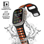 Dây đồng hồ thể thao silicone thoáng khí hai màu xDfind, Dành cho Apple Watch 46mm / 49mm / 45mm / 44mm