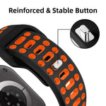 Dây đồng hồ thể thao silicone thoáng khí hai màu xDfind, Dành cho Apple Watch 46mm / 49mm / 45mm / 44mm