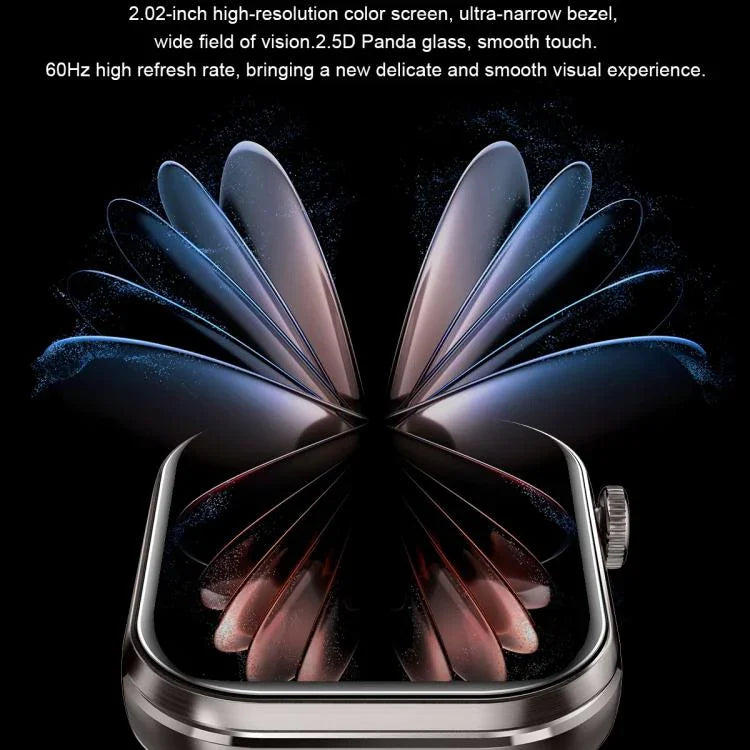 T99 Màn hình vuông 2.02 inch Tai nghe Bluetooth 2 trong 1 Đồng hồ thông minh chống nước IP67, Hỗ trợ đo oxy trong máu
