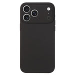 Ốp lưng điện thoại silicone lỏng màu trơn lỗ nhỏ tinh tế, dành cho iPhone 17 Pro
