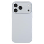 Ốp lưng điện thoại silicone lỏng màu trơn lỗ nhỏ tinh tế, dành cho iPhone 17 Pro