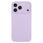 Ốp lưng điện thoại silicone lỏng màu trơn lỗ nhỏ tinh tế, dành cho iPhone 17 Pro