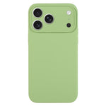Ốp lưng điện thoại silicone lỏng màu trơn lỗ nhỏ tinh tế, dành cho iPhone 17 Pro