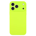 Ốp lưng điện thoại silicone lỏng màu trơn lỗ nhỏ tinh tế, dành cho iPhone 17 Pro
