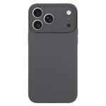 Ốp lưng điện thoại silicone lỏng màu trơn lỗ nhỏ tinh tế, dành cho iPhone 17 Pro