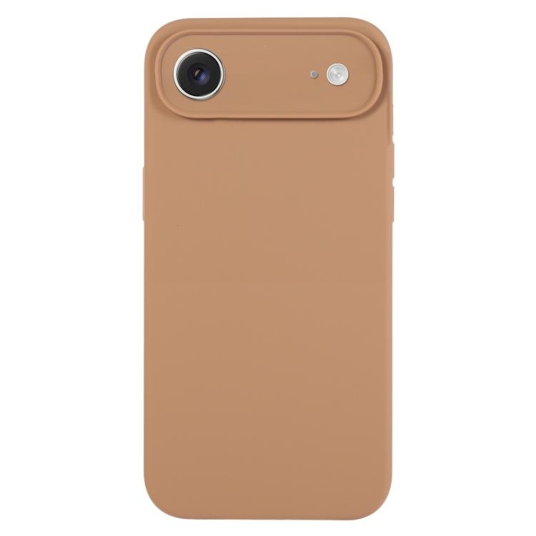 Ốp điện thoại silicone lỏng màu trơn lỗ nhỏ tinh tế, dành cho iPhone Air