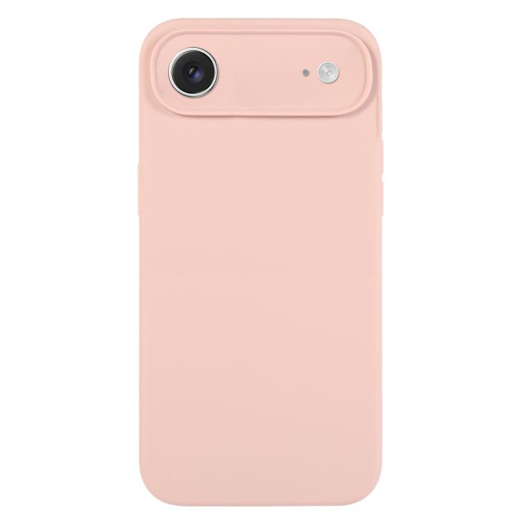 Ốp điện thoại silicone lỏng màu trơn lỗ nhỏ tinh tế, dành cho iPhone Air