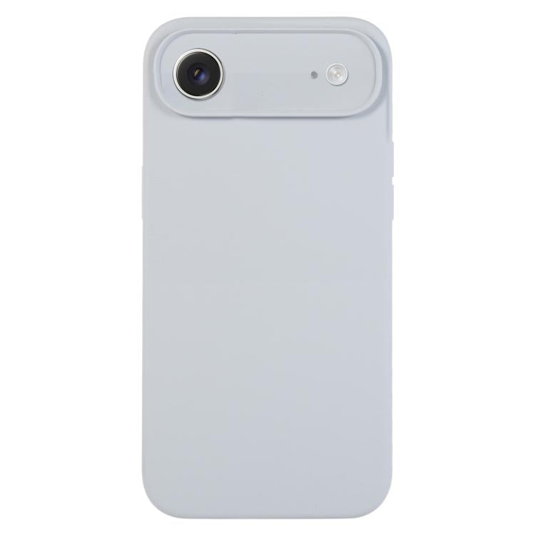 Ốp điện thoại silicone lỏng màu trơn lỗ nhỏ tinh tế, dành cho iPhone Air