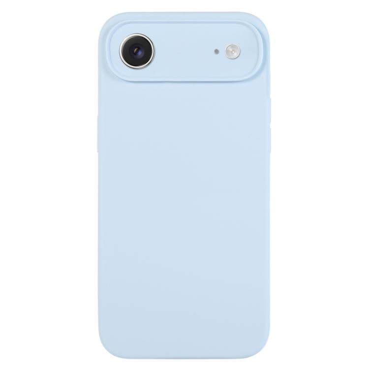 Ốp điện thoại silicone lỏng màu trơn lỗ nhỏ tinh tế, dành cho iPhone Air