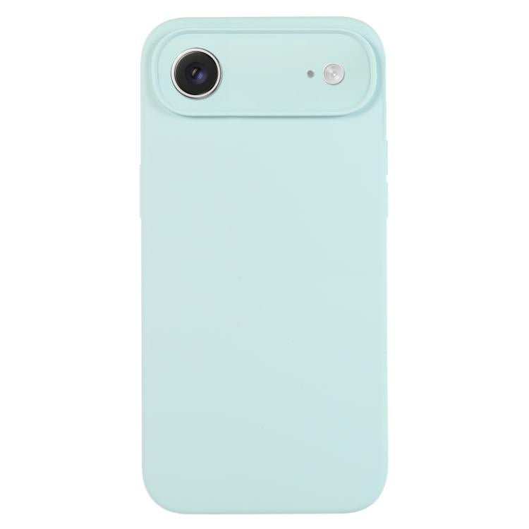Ốp điện thoại silicone lỏng màu trơn lỗ nhỏ tinh tế, dành cho iPhone Air