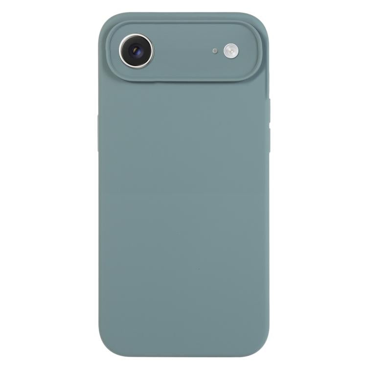 Ốp điện thoại silicone lỏng màu trơn lỗ nhỏ tinh tế, dành cho iPhone Air