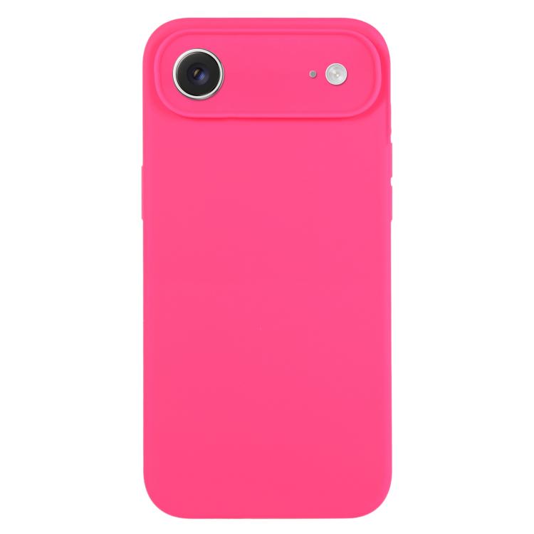 Ốp điện thoại silicone lỏng màu trơn lỗ nhỏ tinh tế, dành cho iPhone Air